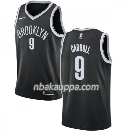 Brooklyn Nets DeMarre Carroll 9 Nike 2017-18 Musta Pelipaidat Swingman - Miesten